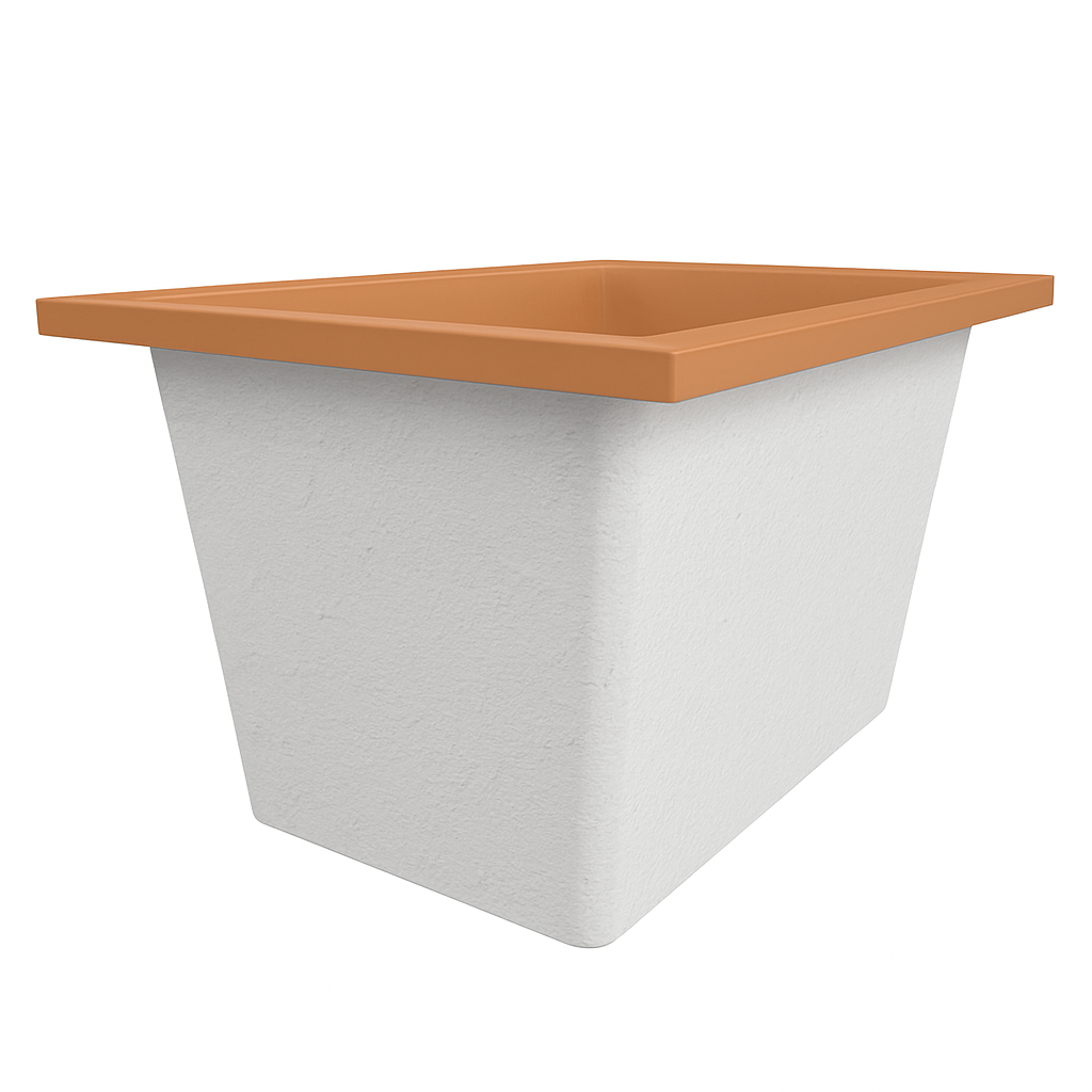 1050 x 750 Deep Soaking Tub – 600mm Depth – Rectangular – Omnitub