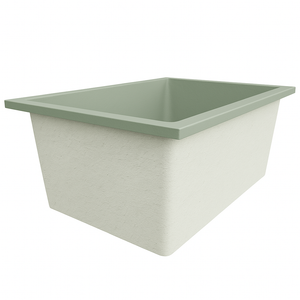 Deep Bathtub 1800 L x 1050 W x 600 Soaking Depth Handmade by Omnitub