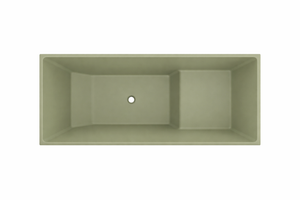 Baignoire à assise profonde 1100 L x 700 W x 1000 H Baignoire de trempage japonaise d'Omnitub