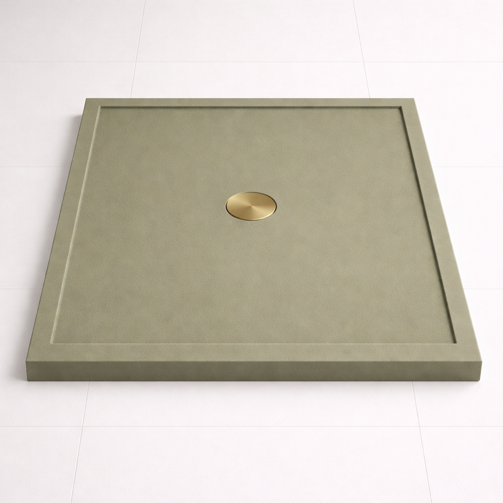Omnitub 740 × 590 Rectangular Shower Tray – 35mm Slim Non-Slip - installed in bathroom 5