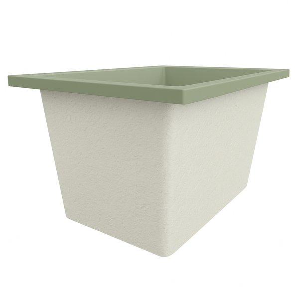 Omnitub Solo Max 1050 x 800 handmade UK deep soaking tub 600mm depth rectangular - main product view 5