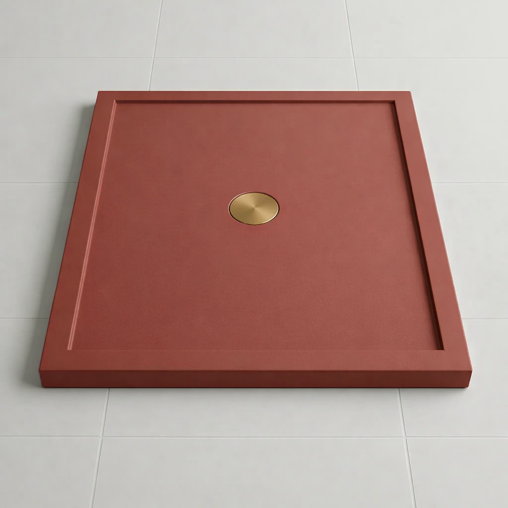 Omnitub 740 × 590 Rectangular Shower Tray – 35mm Slim Non-Slip - alternate angle 2