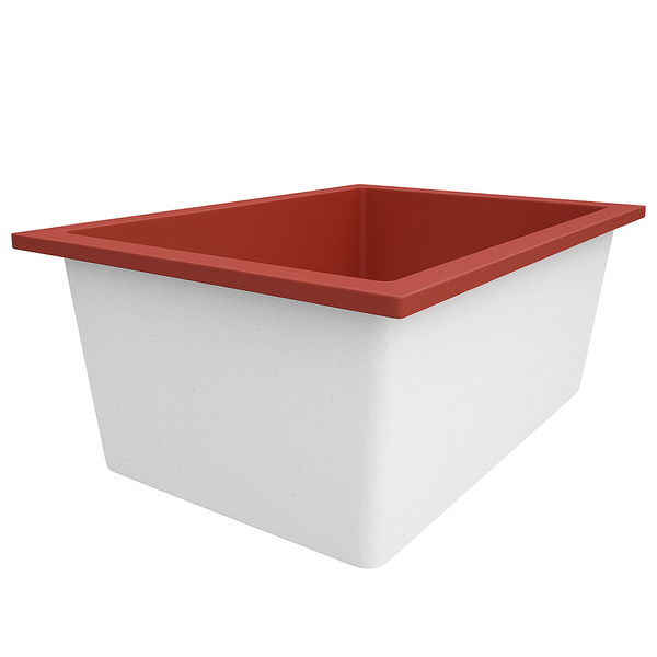Omnitub Solo Plus 1250 x 1050 handmade UK deep soaking tub 600mm depth wide rectangular - alternate angle 5
