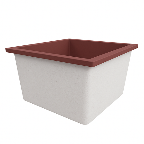 1050 L x 1050 W x 625 H. Petite baignoire profonde. Omnitub Duo