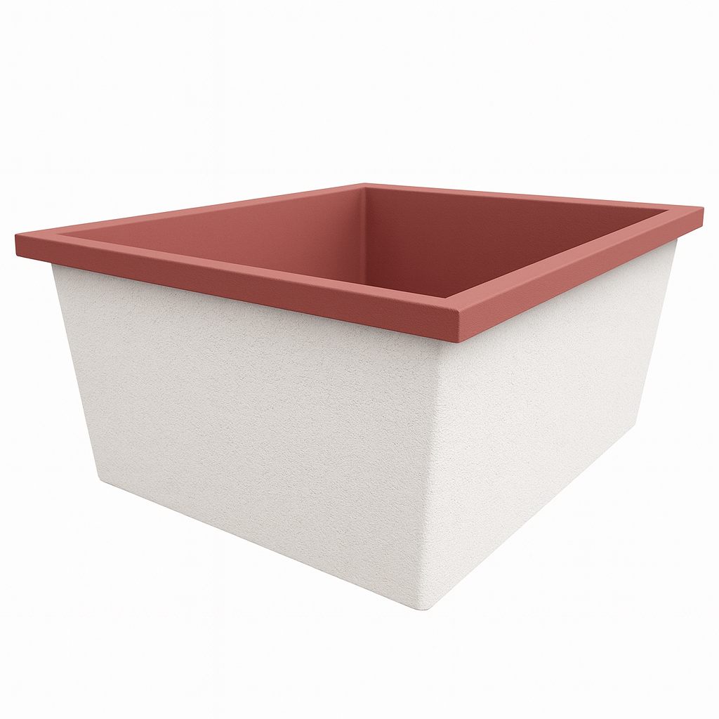 1400 L x 1200 W x 625 H. Bain profond. Omnitub Duo Flow