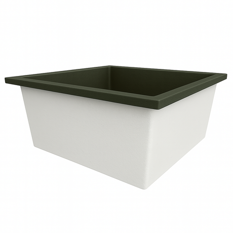 Deep Bathtub 1400 L x 1400 W x 600 Soaking Depth Handmade by Omnitub