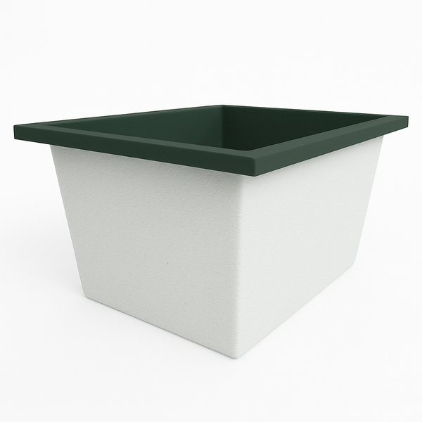 Omnitub Solo Extra 1150 x 900 handmade UK deep soaking tub 600mm depth rectangular - lifestyle setting 6