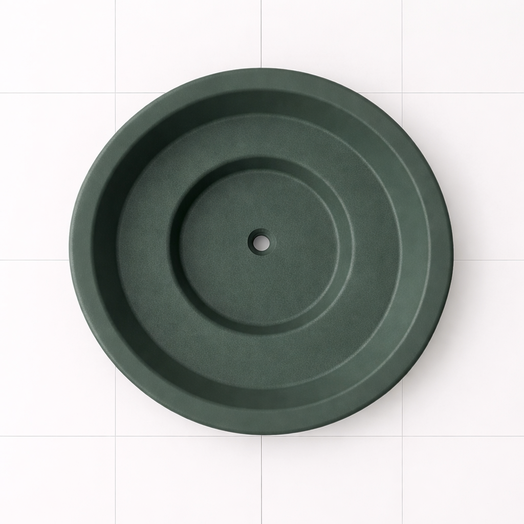 1500 Diameter Soaking Tub – 1000mm Depth – Round by Omnitub - bathroom installation 4