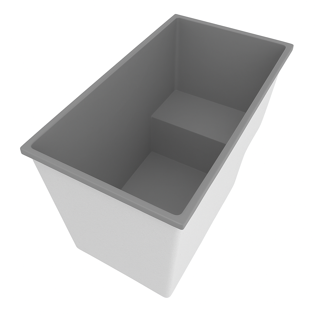 1495 x 800 Seated Soaking Tub – 1000mm Depth – Rectangular – Omnitub