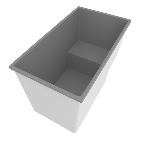 Deep Bathtub With Seat 1495 L x 800 W x 1000 Depth Handmade by Omnitub