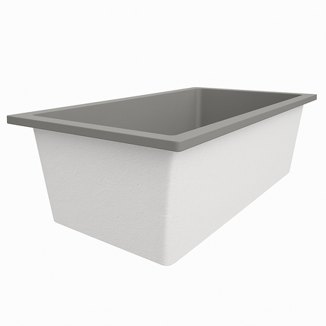 Deep Bathtub 1750 L x 950 W x 600 Soaking Depth Handmade by Omnitub