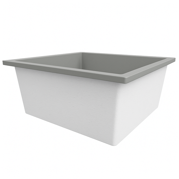 Omnitub 1600 x 1600 deep soaking tub 600mm depth extra large square - colour detail 4
