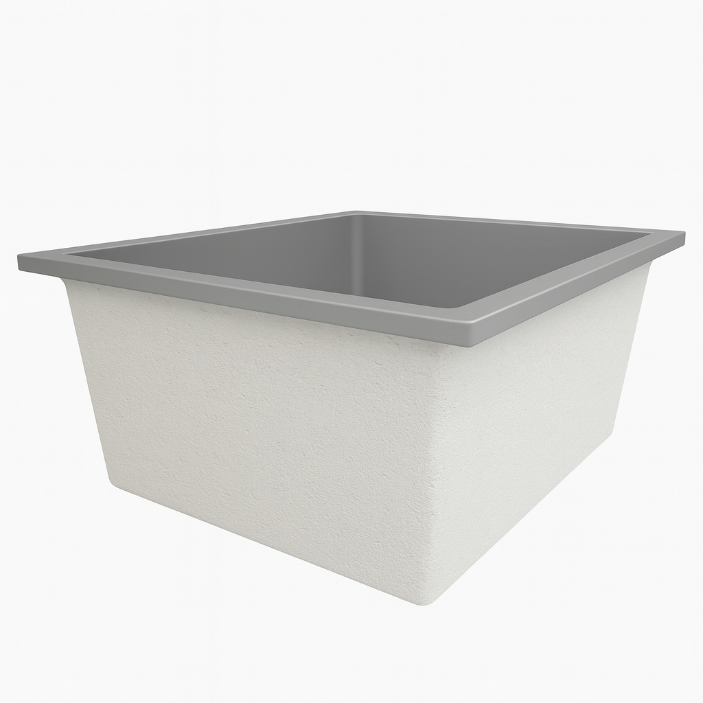 1400 L x 1200 W x 625 H. Bain profond. Omnitub Duo Flow