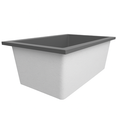 Deep Bathtub 1800 L x 1050 W x 600 Soaking Depth Handmade by Omnitub