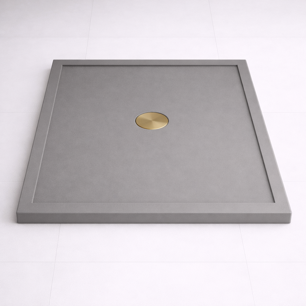 Omnitub 740 × 590 Rectangular Shower Tray – 35mm Slim Non-Slip - top-down view 4