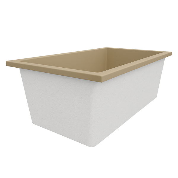 Omnitub Deluxe 1750 x 950 handmade UK deep soaking tub 600mm depth wide rectangular - configuration detail 4