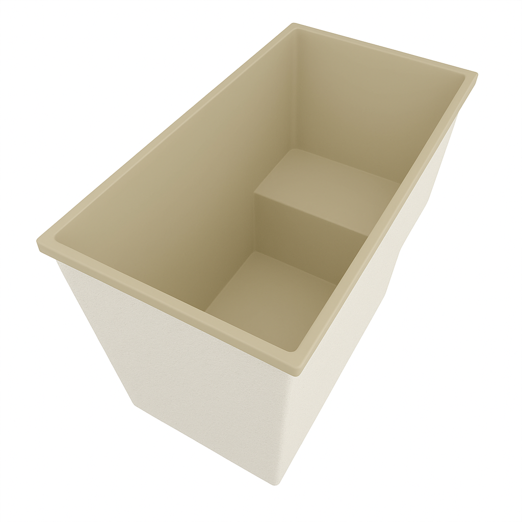 1495 x 800 Seated Soaking Tub – 1000mm Depth – Rectangular – Omnitub
