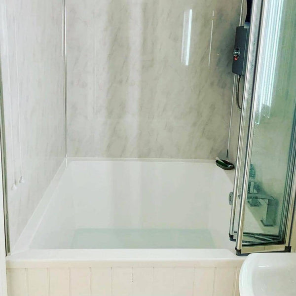 Omnitub Duo Square 1050 x 1050 deep soaking tub 600mm depth square - gallery image