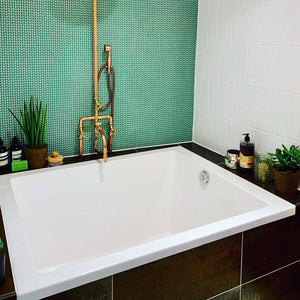 square deep bath