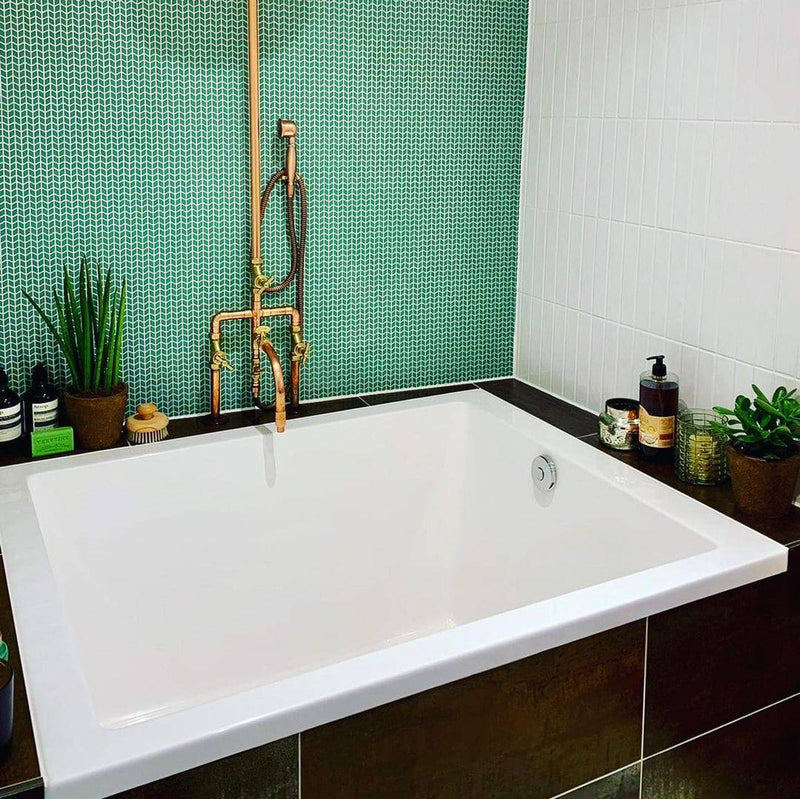 Omnitub Duo 1050 x 1050mm Small Square Deep Bath
