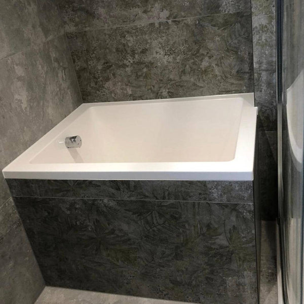 Omnitub 1050 x 750 handmade UK deep soaking tub 600mm depth rectangular - finish and texture