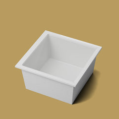 Baignoire Îlot Carrée Profonde 1200 x 1200 — Profondeur 600 mm — Omnitub