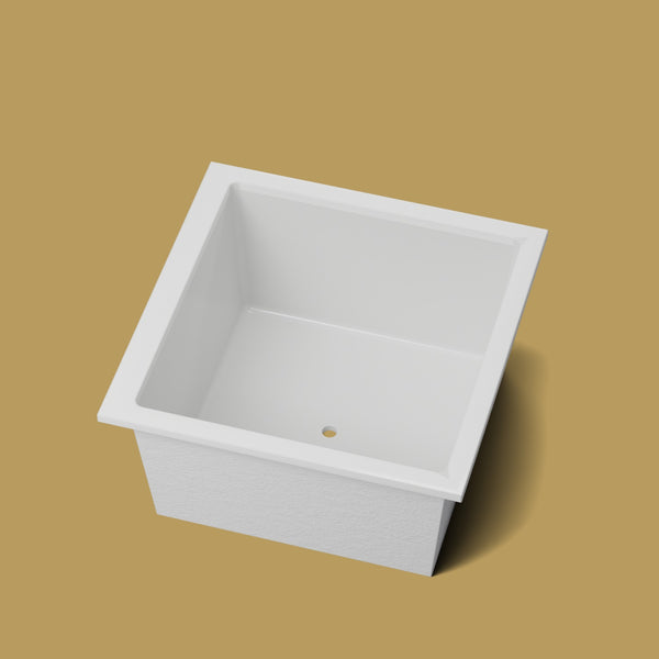 1200 x 1200 Deep Soaking Tub – 600mm Depth – Square – Omnitub — rim detail [render:rimdetail:nofeet] [bg:brass]