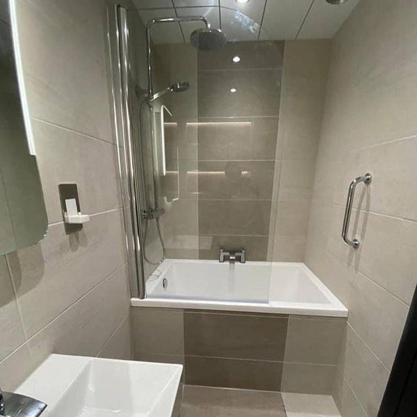 Omnitub Solo Plus 1250 x 1050 handmade UK deep soaking tub 600mm depth wide rectangular - product overview