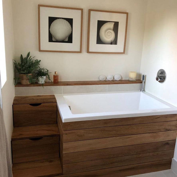 Omnitub Solo Plus 1250 x 750 UK deep soaking tub 600mm depth rectangular - main product view