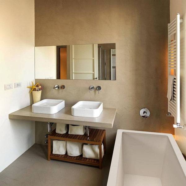 Omnitub Solo Plus 1250 x 750 UK deep soaking tub 600mm depth rectangular - alternate angle 2