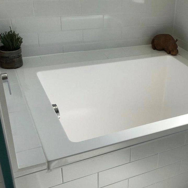 Omnitub Solo Plus 1250 x 750 UK deep soaking tub 600mm depth rectangular - colour detail 2