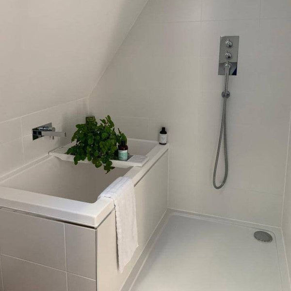 Omnitub Solo Plus 1250 x 750 UK deep soaking tub 600mm depth rectangular - main product view 3