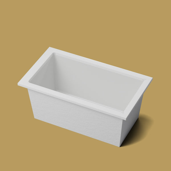 1400 x 800 Deep Soaking Tub – 600mm Depth – Rectangular – Omnitub — hero [render:hero:nofeet] [bg:brass]