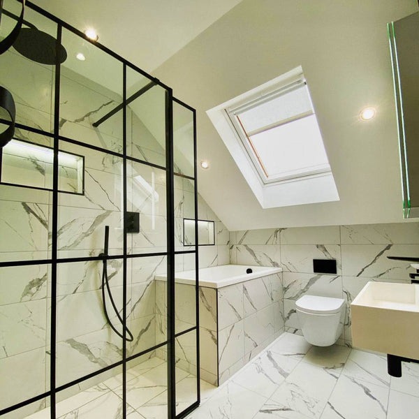 Omnitub 1500 x 800 handmade UK deep soaking tub 600mm depth rectangular - bathroom installation