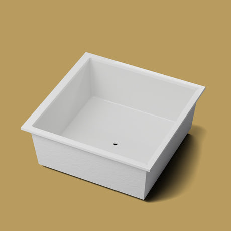 1600 x 1600 Deep Soaking Tub – 600mm Depth – Extra Large Square – Omnitub — hero on the feet kit [render:hero:feet] [bg:brass]