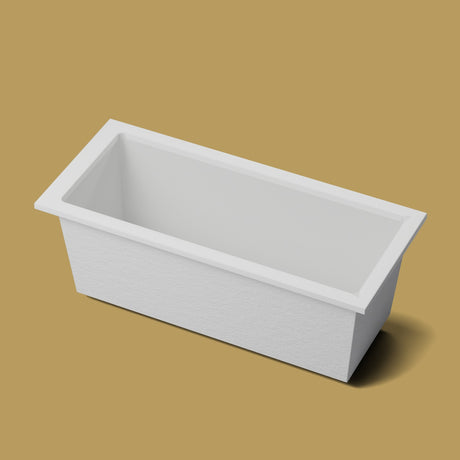 1700 x 750 Deep Soaking Tub – 600mm Depth – Rectangular – Omnitub — hero on the feet kit [render:hero:feet] [bg:brass]