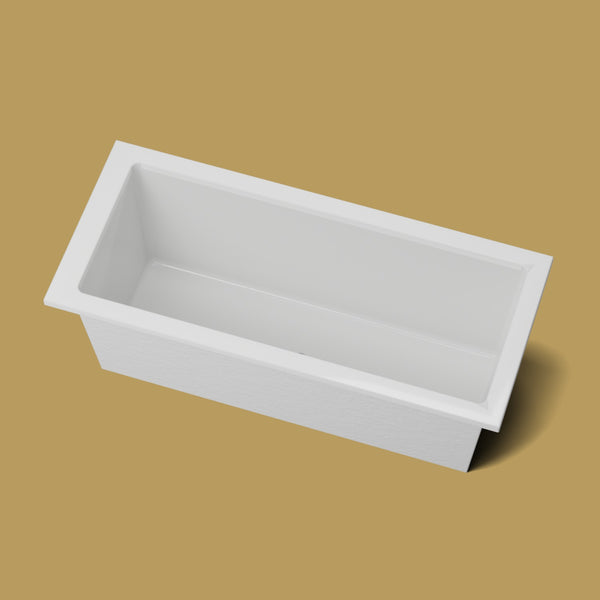 1700 x 750 Deep Soaking Tub – 600mm Depth – Rectangular – Omnitub — looking in [render:lookin:nofeet] [bg:brass]