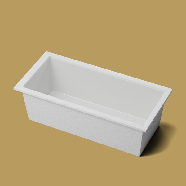 1900 x 900 Deep Soaking Tub – 600mm Depth – Rectangular – Omnitub — hero [render:hero:nofeet] [bg:brass]