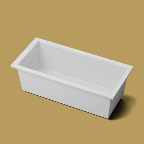 1900 x 900 Deep Soaking Tub – 600mm Depth – Rectangular – Omnitub — hero on the feet kit [render:hero:feet] [bg:brass]