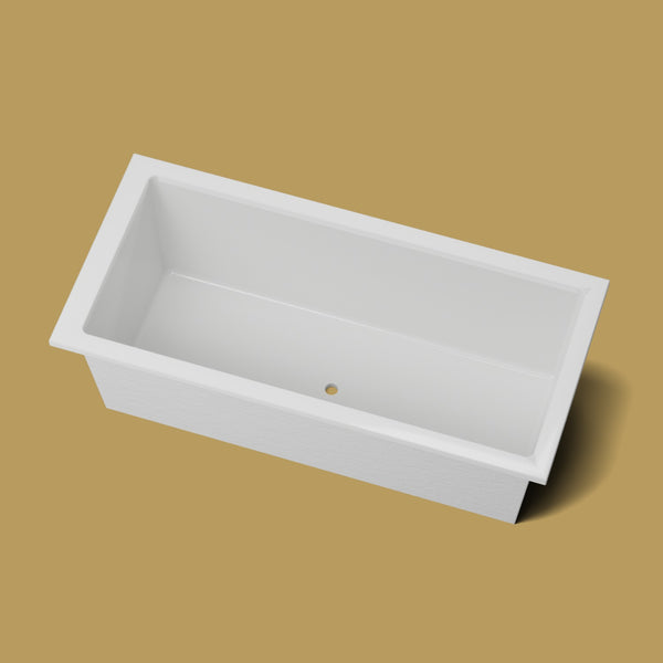 1900 x 900 Deep Soaking Tub – 600mm Depth – Rectangular – Omnitub — looking in [render:lookin:nofeet] [bg:brass]