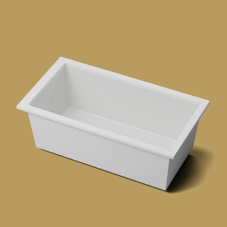 1750 x 950 Deep Soaking Tub – 600mm Depth – Wide Rectangular – Omnitub — hero on the feet kit [render:hero:feet] [bg:brass]