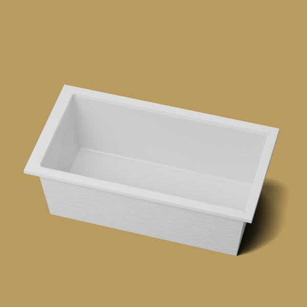 1750 x 950 Deep Soaking Tub – 600mm Depth – Wide Rectangular – Omnitub — rim detail [render:rimdetail:nofeet] [bg:brass]