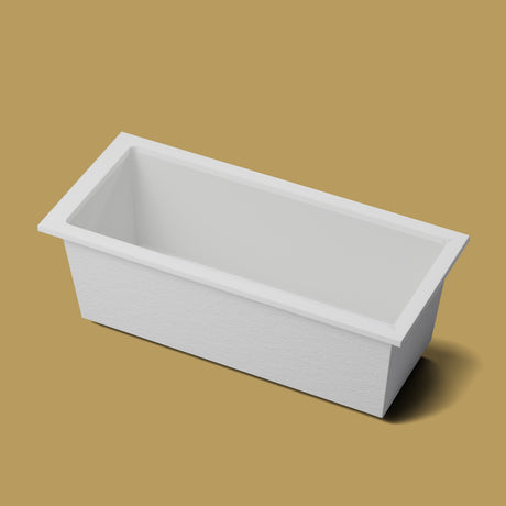 1800 x 800 Deep Soaking Tub – 600mm Depth – Rectangular – Omnitub — hero on the feet kit [render:hero:feet] [bg:brass]
