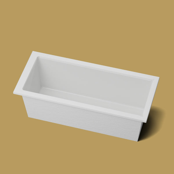 1800 x 800 Deep Soaking Tub – 600mm Depth – Rectangular – Omnitub — rim detail [render:rimdetail:nofeet] [bg:brass]