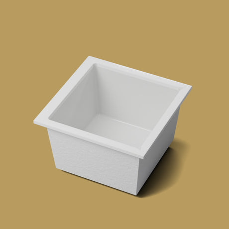 1050 x 1050 Deep Soaking Tub – 600mm Depth – Square – Omnitub — hero on the feet kit [render:hero:feet] [bg:brass]