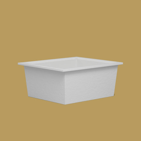 1400 x 1200 Deep Soaking Tub – 600mm Depth – Wide Rectangular – Omnitub — low corner [render:lowcorner:nofeet] [bg:brass]