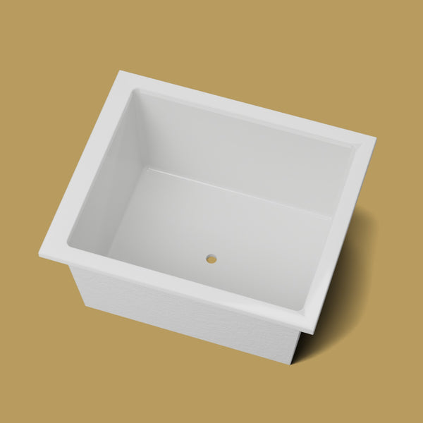 1250 x 1050 Deep Soaking Tub – 600mm Depth – Wide Rectangular – Omnitub — looking in [render:lookin:nofeet] [bg:brass]