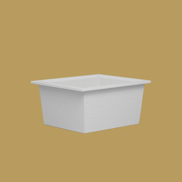 1250 x 1050 Deep Soaking Tub – 600mm Depth – Wide Rectangular – Omnitub — low corner [render:lowcorner:nofeet] [bg:brass]