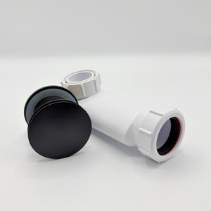 Push Down Waste No Overflow - Omnitub bathroom accessory - installed in bathroom