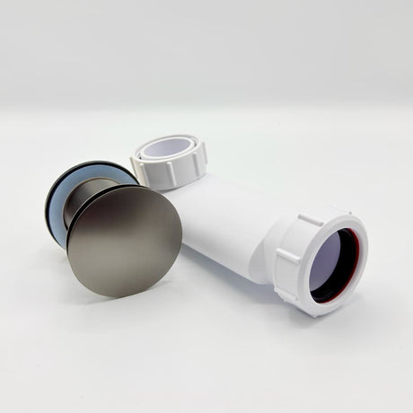 Push Down Waste No Overflow - Omnitub bathroom accessory - close-up detail